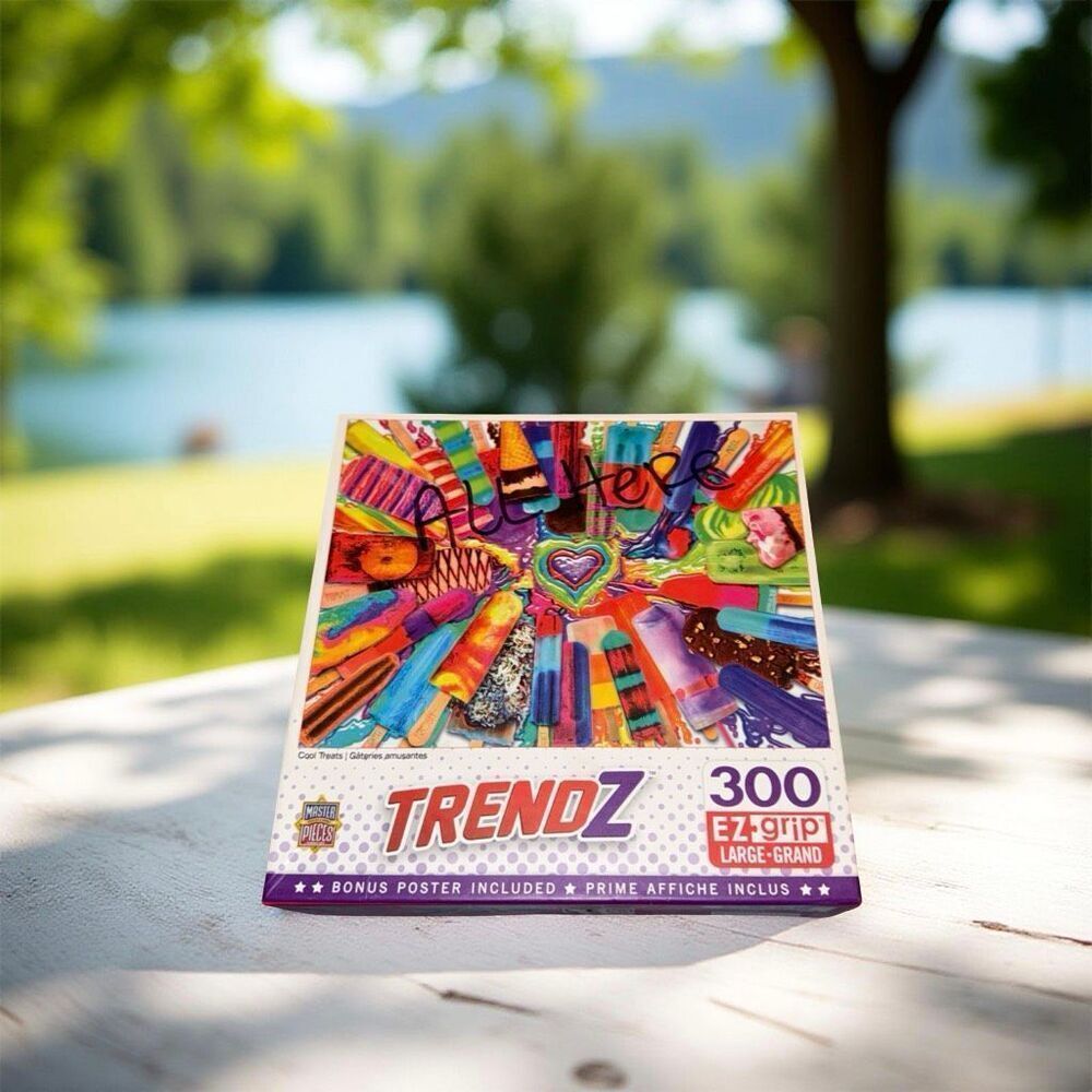 MasterPieces Trendz Cool Treats 300 Piece EZ Grip Jigsaw Puzzle